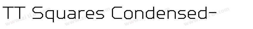 TT Squares Condensed字体转换